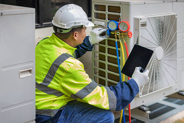Professional Hvac technician working in Princeton, NC